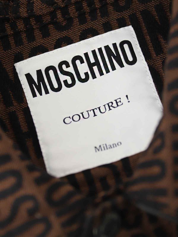 MOSCHINO buy online Lederjacke - Braun