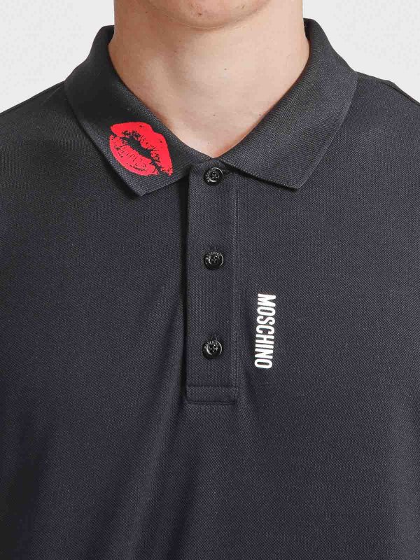The Best Shops MOSCHINO: Polo - Noir