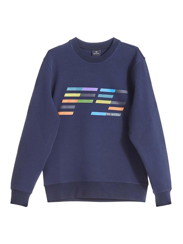 PS BY PAUL SMITH: Sudaderas y suéteres - Sudadera - Azul