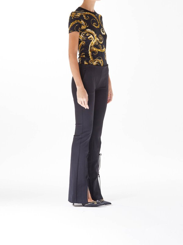 The Best Shops Versace Jeans Couture: カジュアルトラウザー - カジュアルパンツ - 黒
