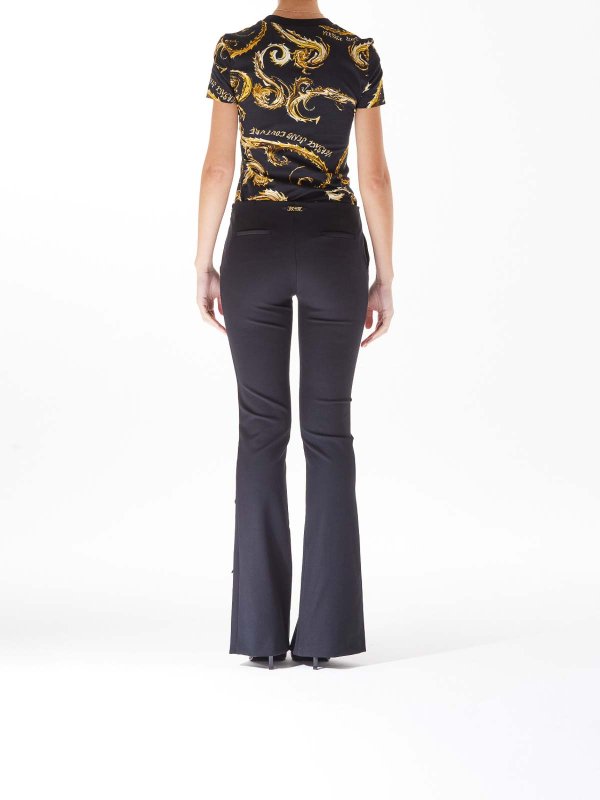 カジュアルパンツ - 黒 shop online: Versace Jeans Couture