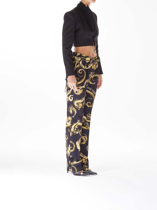 The Best Shops Versace Jeans Couture: カジュアルトラウザー - カジュアルパンツ - 黒