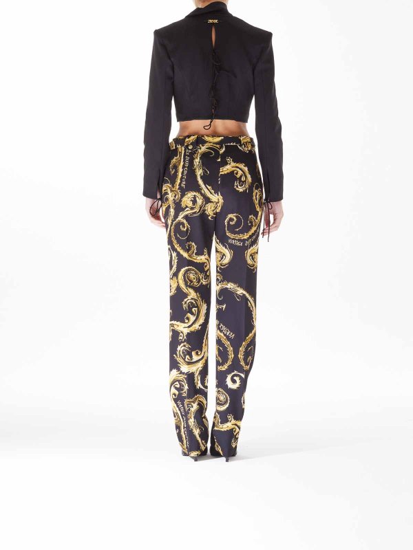 カジュアルパンツ - 黒 shop online: Versace Jeans Couture
