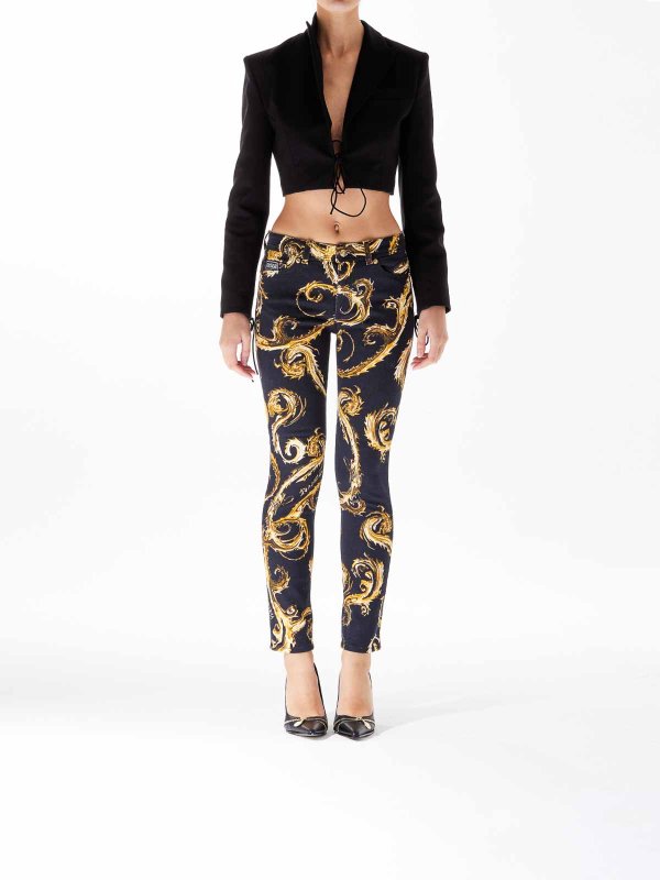Versace Jeans Couture: Jeans Rectos online - Vaqueros Rectos - Negro