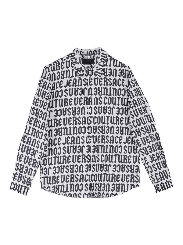 Versace Jeans Couture: Hemden - Hemd - Schwarz
