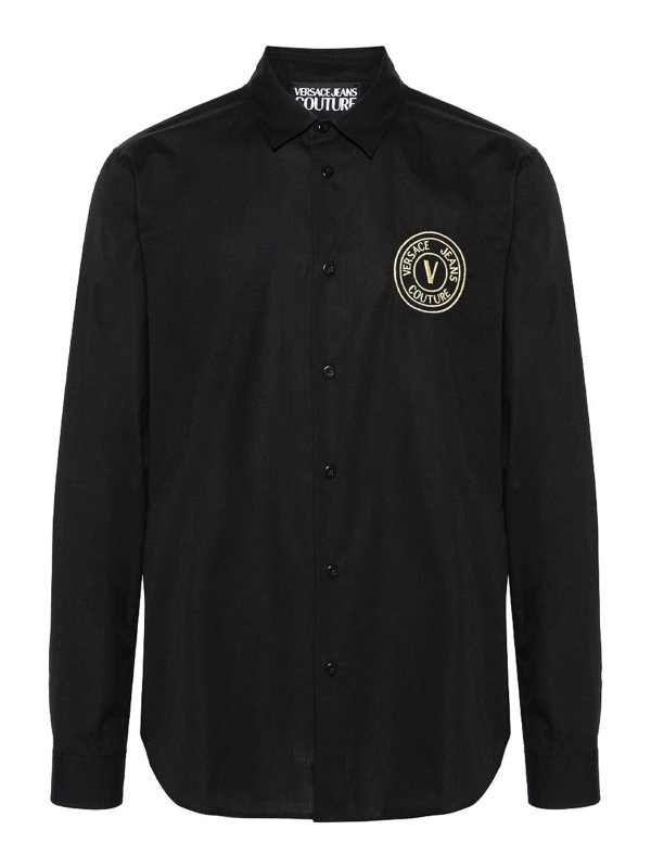 Versace Jeans Couture: camicie - Camicia V Emblem
