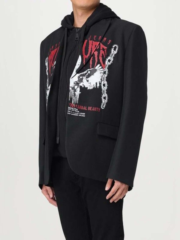 Versace Jeans Couture: ブレザー online - ブレザー - 黒