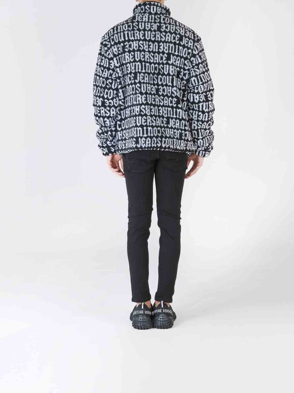 Gothic Logo Teddy Jacket shop online: Versace Jeans Couture