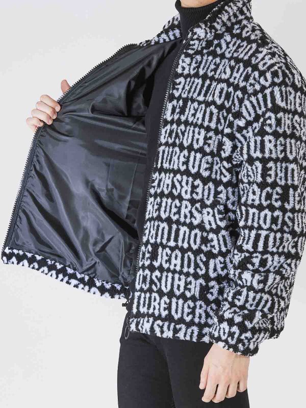 Versace Jeans Couture buy online Gothic Logo Teddy Jacket