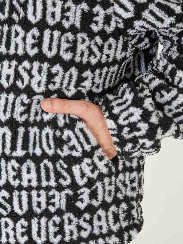 casual jackets shop online Gothic Logo Teddy Jacket