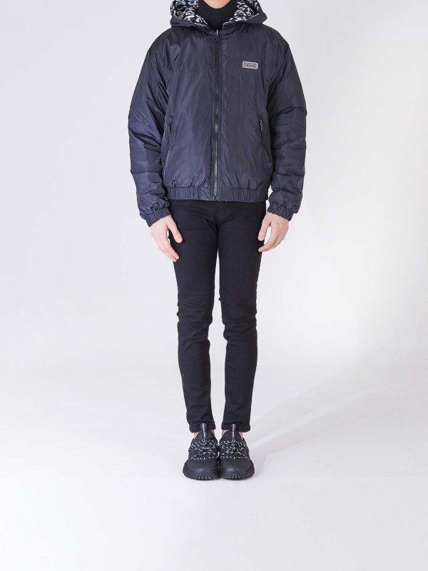 The Best Shops Versace Jeans Couture: Gothic Logo Jacket