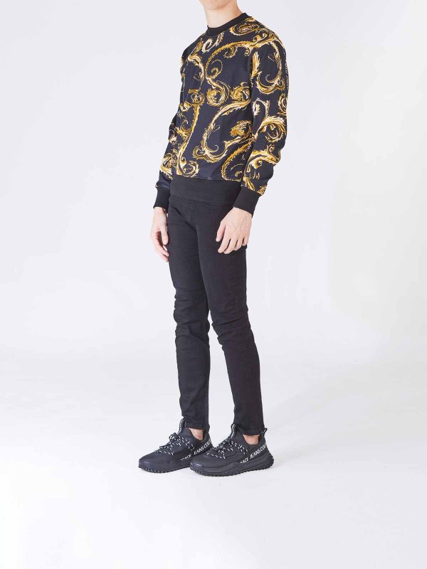 The Best Shops Versace Jeans Couture: スウェット＆セーター - スウェットシャツ/セーター - 黒
