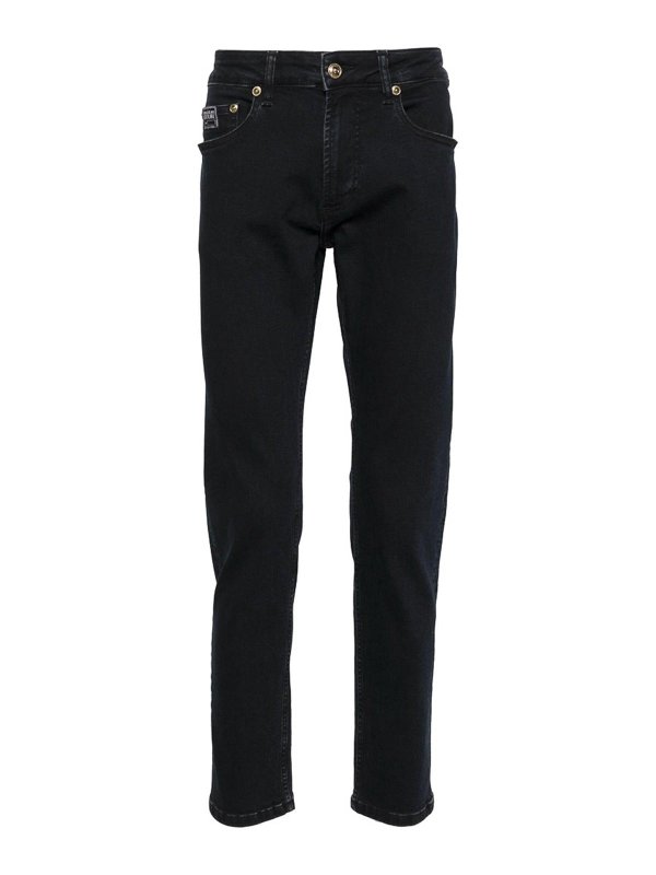 Versace Jeans Couture: Jeans Rectos - Vaqueros Rectos - Azul