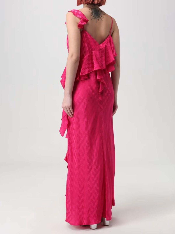 The Best Shops m.s.g.m.: knee length dresses - Rouches Jacquard Dress