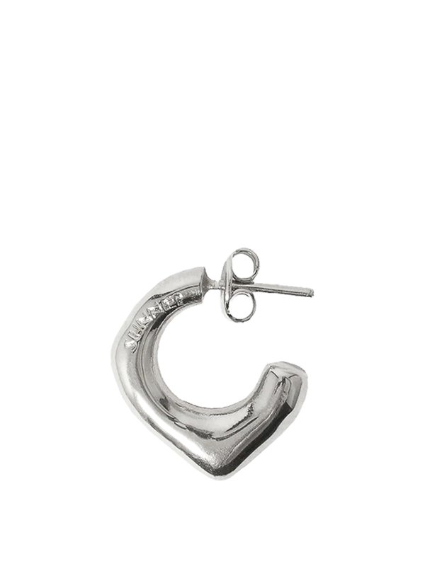 SUNNEI: Earrings - Argento Metallized Earring