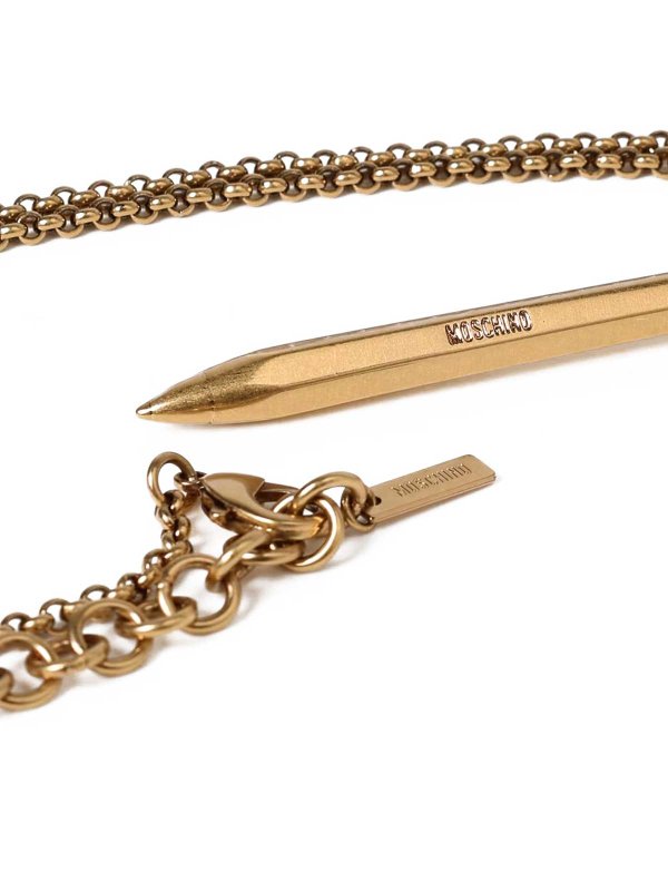 MOSCHINO: Collar online - Collar - Dorado