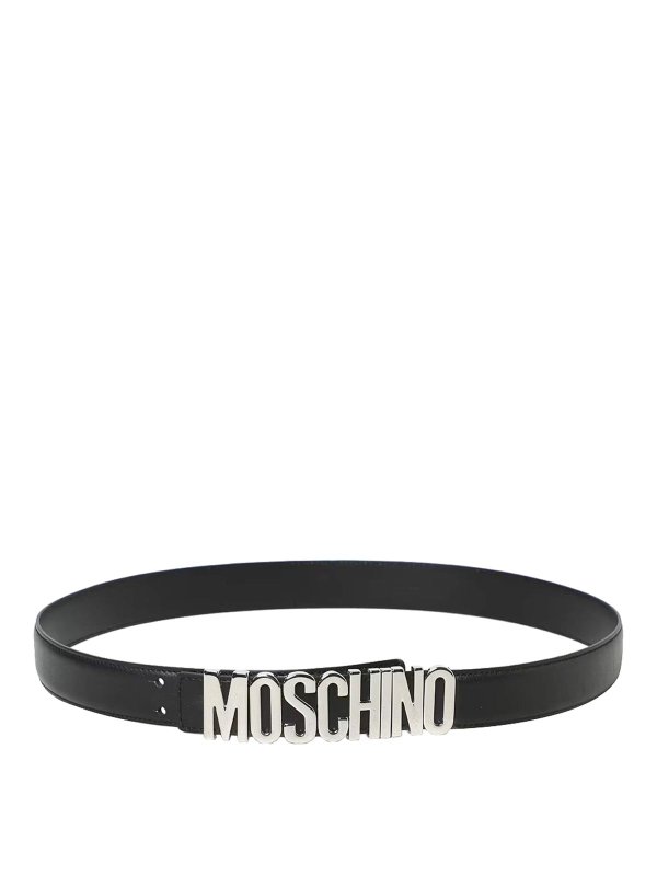 MOSCHINO: Cinturones - Cinturón - Negro