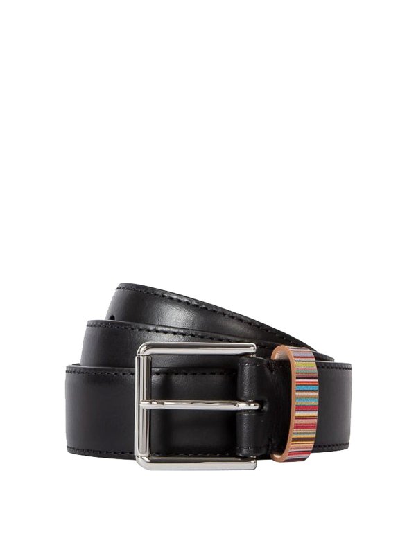 PAUL SMITH: Cinturones - Cinturón - Negro