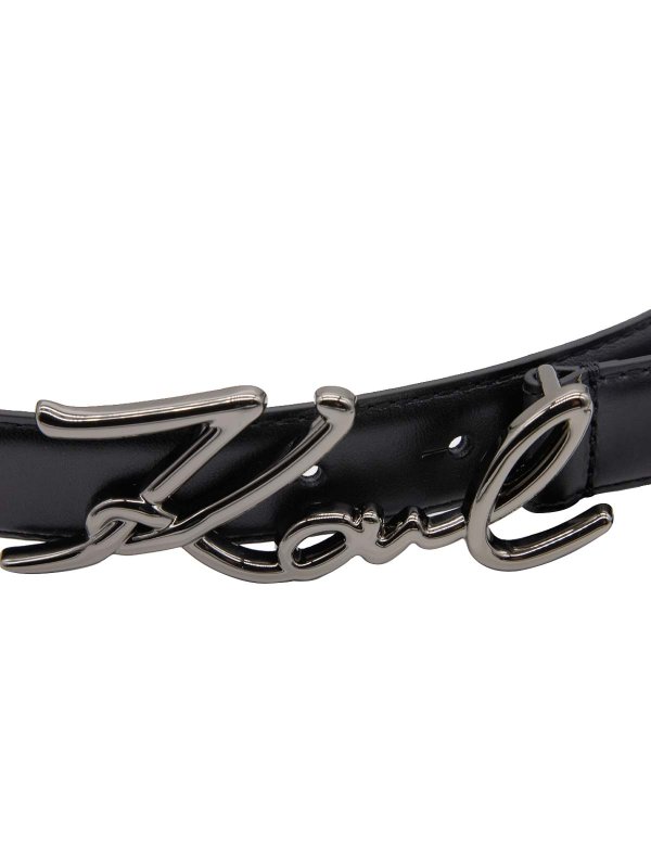 KARL LAGERFELD: Cinturones online - Cinturón - Negro