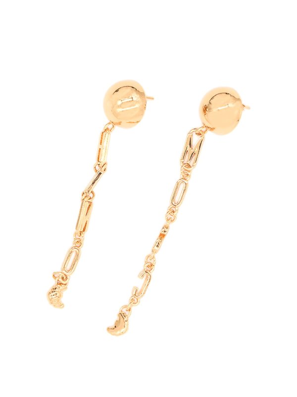 MOSCHINO: Ohrringe - Ohrring - Gold