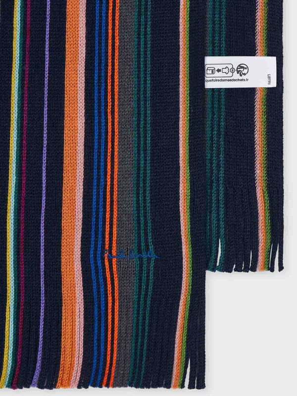 The Best Shops PAUL SMITH: scarves - Ivan Stripe scarf