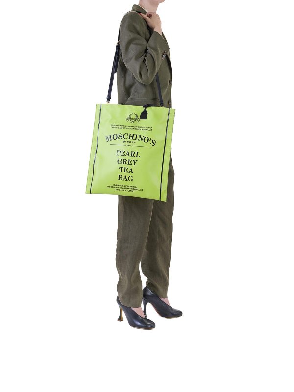 Sac Cabas - Vert shop online: MOSCHINO