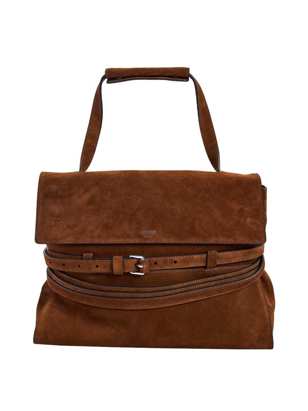 MOSCHINO: Handtaschen - Shopper - Braun