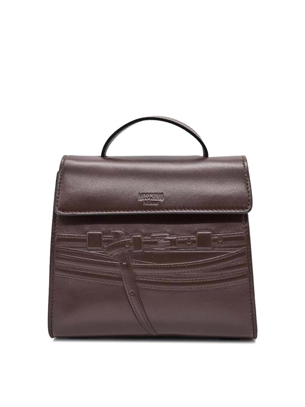 MOSCHINO: Handtaschen - Shopper - Dunkelbraun