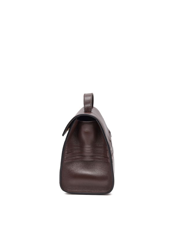 MOSCHINO: Handtaschen online - Shopper - Dunkelbraun