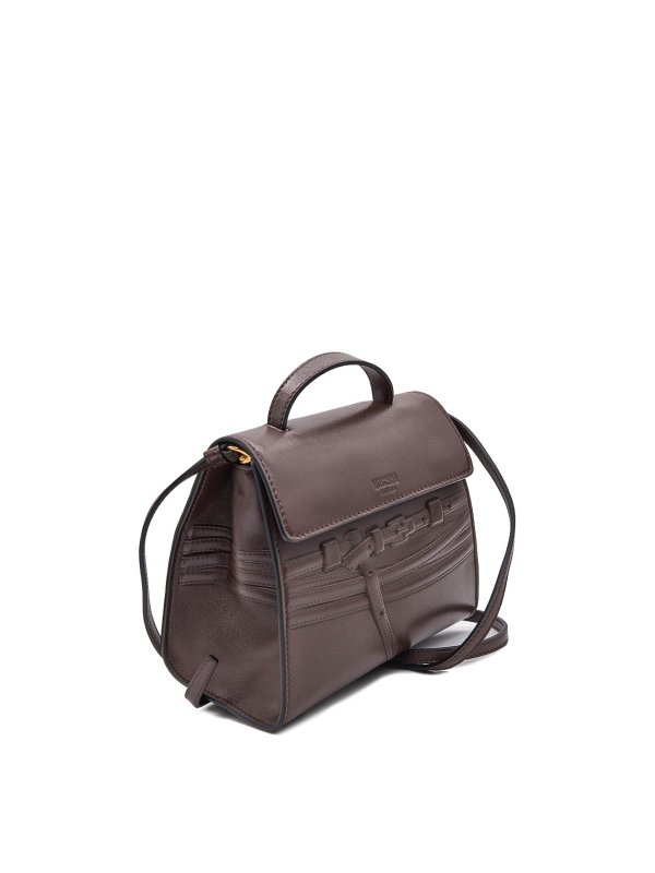 The Best Shops MOSCHINO: Handtaschen - Shopper - Dunkelbraun