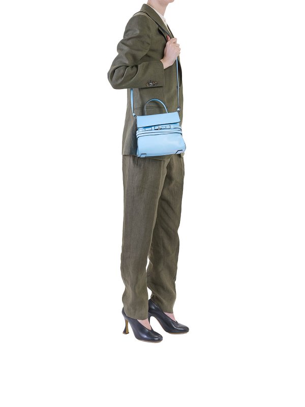 Handtaschen shop online Shopper - Hellblau