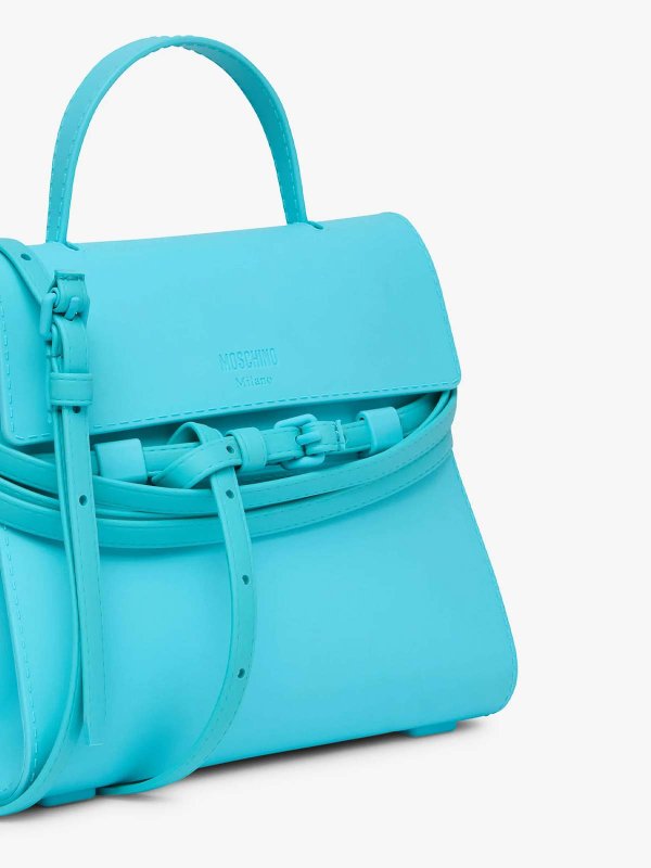 Sac Cabas - Bleu Clair shop online: MOSCHINO