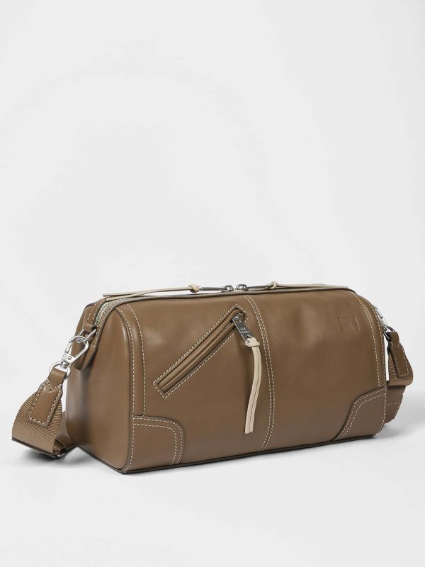 PAUL SMITH: bowling bags online - Leather Bowling Bag