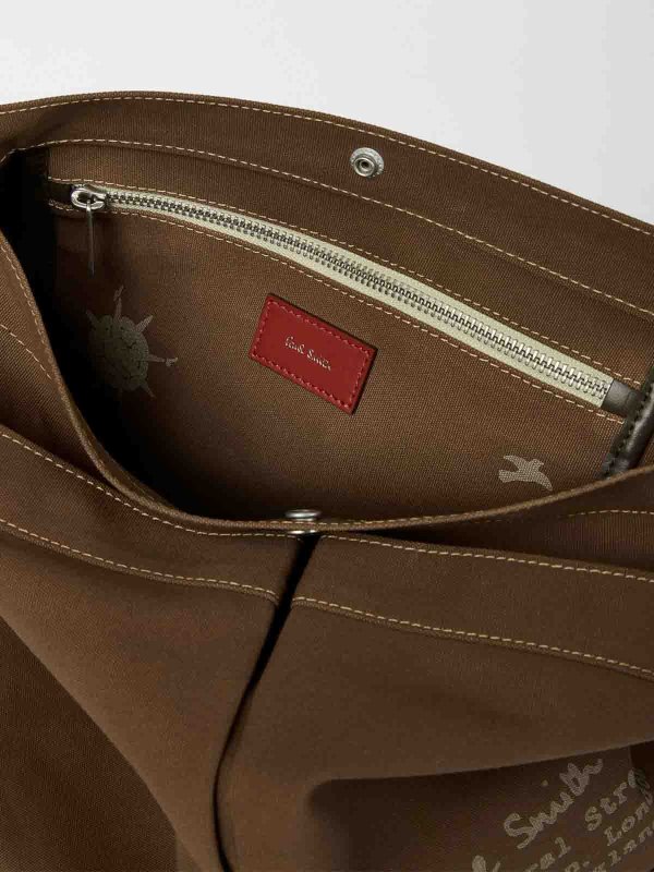 Shopper - Dunkelgrün shop online: PAUL SMITH