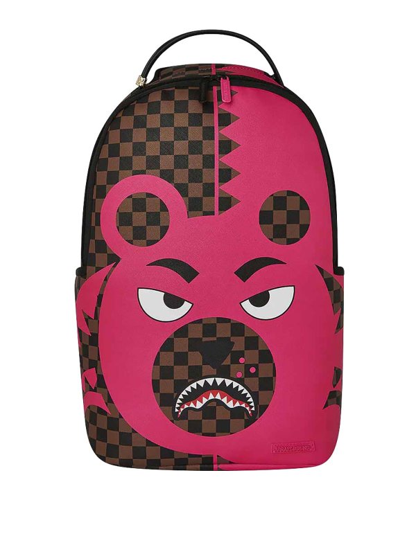 SPRAYGROUND: backpacks - Pink Bear Shark Backpack