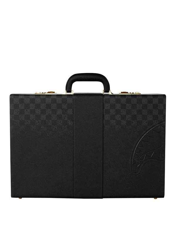 SPRAYGROUND: laptop bags & briefcases - Spritz Black Briefcase