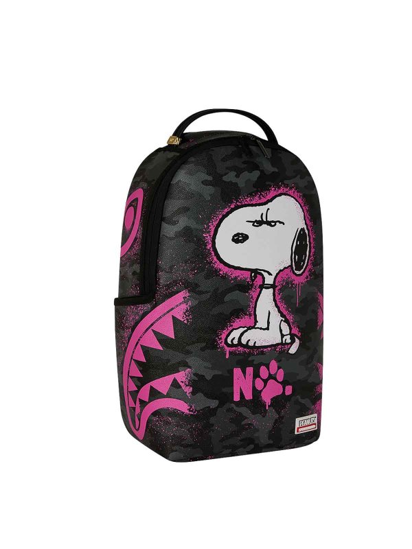 SPRAYGROUND: backpacks online - Snoopy Pink Stencil Backpack