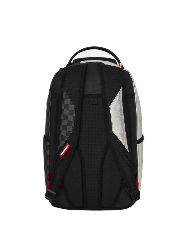 The Best Shops SPRAYGROUND: backpacks - Silver Side Drip Backpack