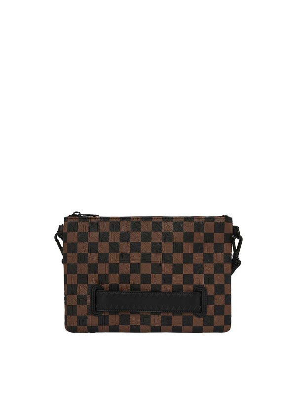 Check 2 Emboss Crossover Clutch shop online: SPRAYGROUND