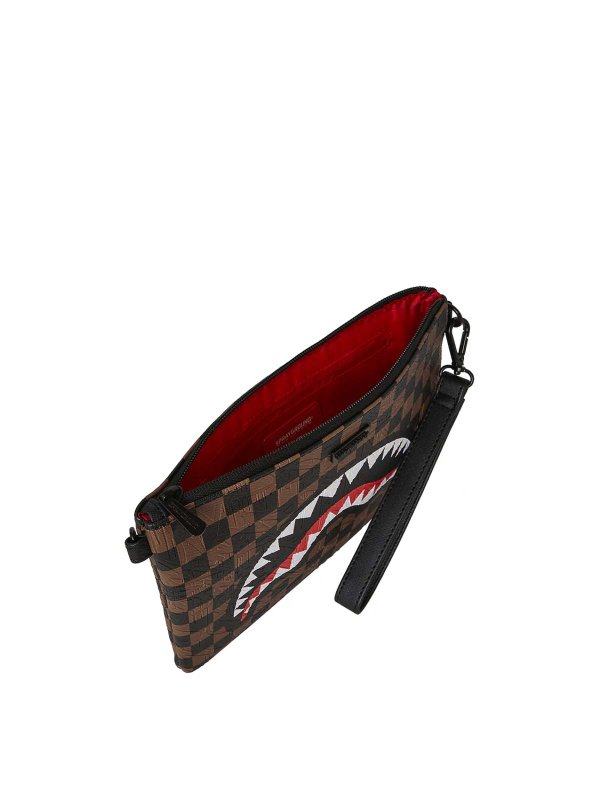 SPRAYGROUND buy online Check 2 Emboss Crossover Clutch