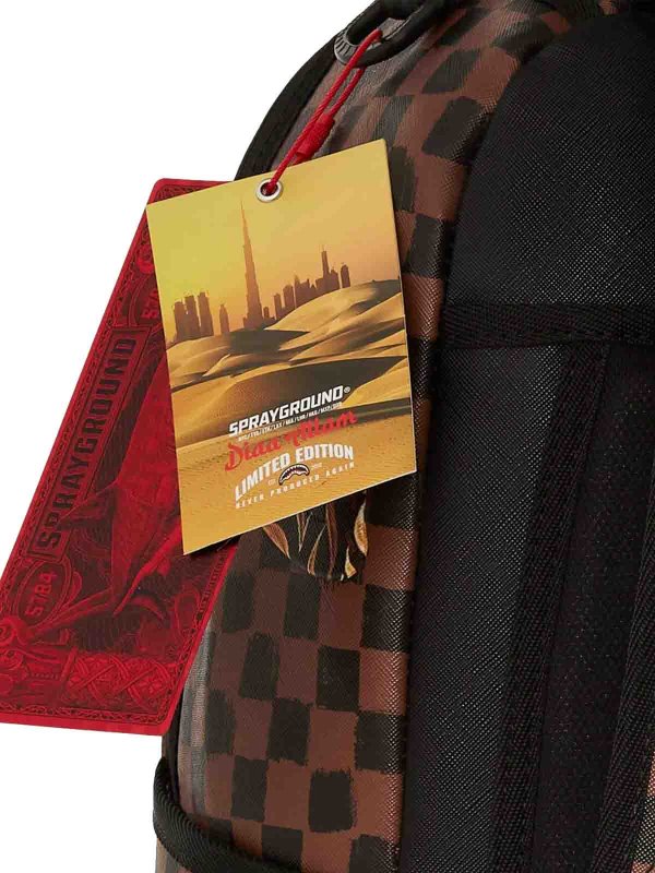 Diaa Alam 1B Brown Backpack shop online: SPRAYGROUND