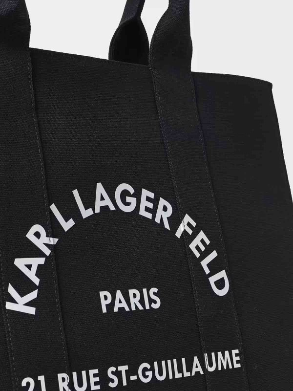 The Best Shops KARL LAGERFELD: トートバッグ - トートバッグ - 黒