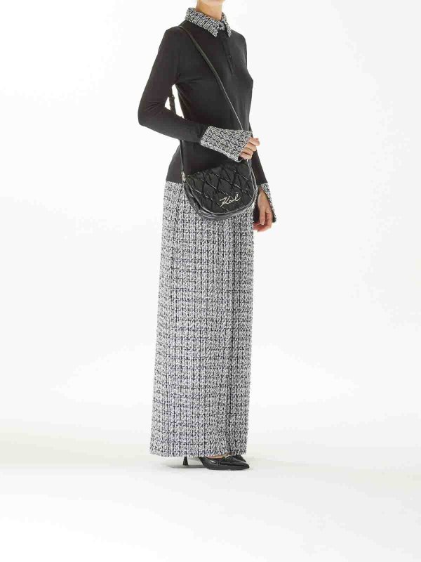 KARL LAGERFELD: クロスボディバッグ online - クロスボディバッグ - 黒
