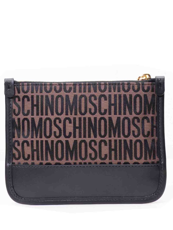 The Best Shops MOSCHINO: Clutch - Pochette - Marron