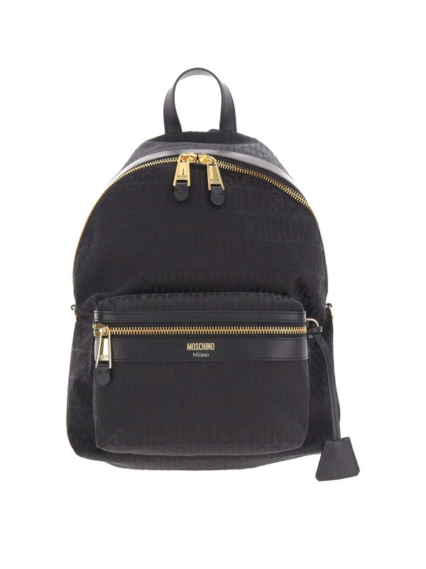 MOSCHINO: backpacks - Logo Backpack
