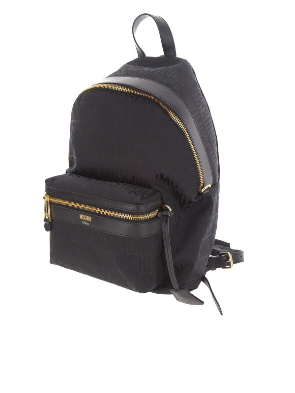 MOSCHINO: backpacks online - Logo Backpack