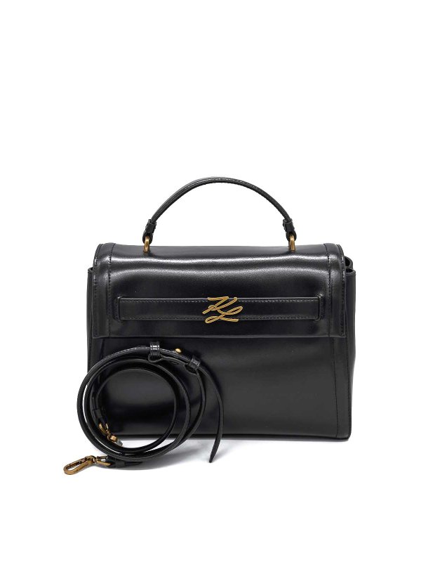 KARL LAGERFELD: Handtaschen - Shopper - Schwarz