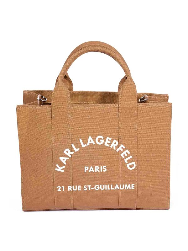 KARL LAGERFELD: Handtaschen - Shopper - Camel