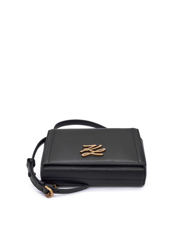 クロスボディバッグ - 黒 shop online: KARL LAGERFELD