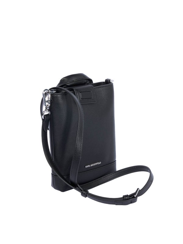 クロスボディバッグ - 黒 shop online: KARL LAGERFELD